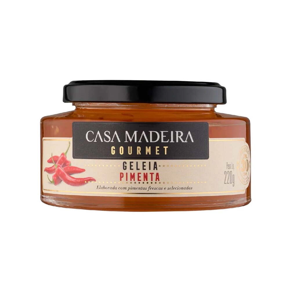 GELEIA PIMENTA GOURMET CASA MADEIRA 220G